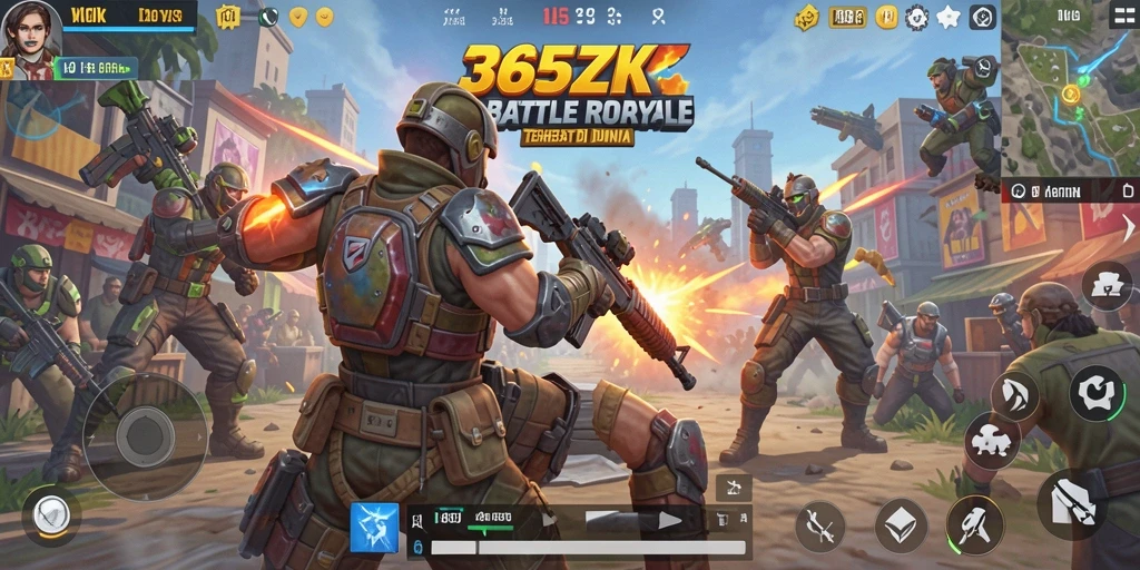 Tangkap momen mendebarkan dalam pertarungan Battle Royale.
