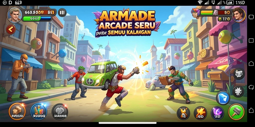 Screenshot utama 66D menampilkan gameplay mengasyikkan dalam genre Arcade.