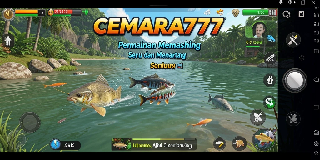 Tangkapan ikan yang memukau dalam CEMARA777 saat bermain.