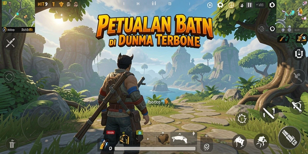 Tangkapan layar HIT9 menunjukkan aksi menakjubkan dalam dunia terbuka.