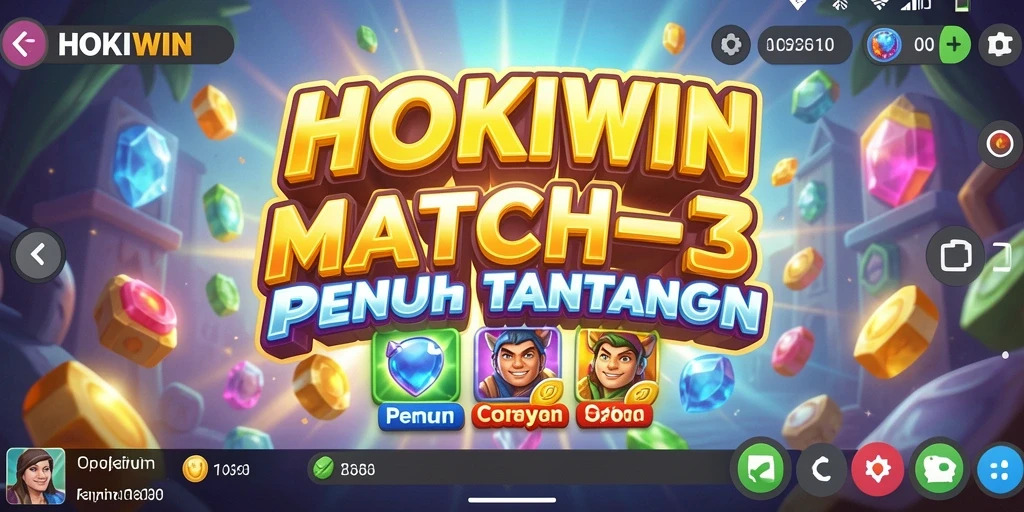 Gameplay seru HOKIWIN yang penuh warna dan tantangan.