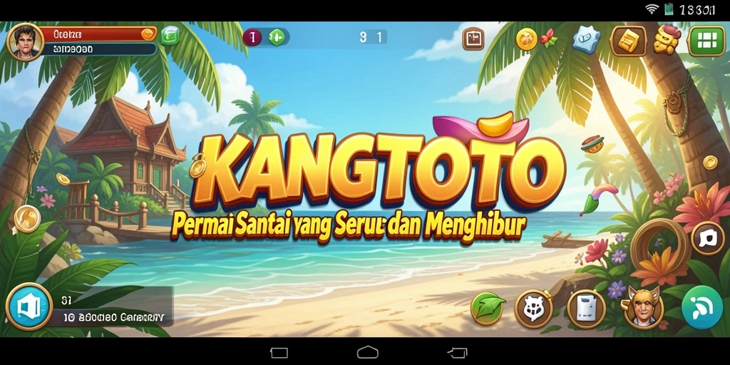 Tampilan gameplay <strong>KANGTOTO</strong> dengan grafik cerah dan menarik.