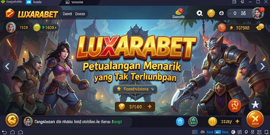Gameplay LUXARABET yang menantang di dunia petualangan.