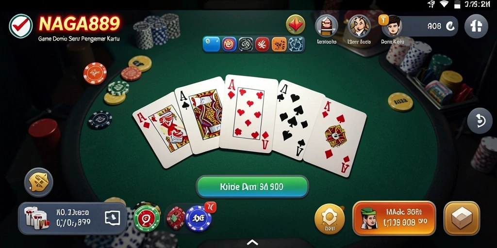 Tampilan gameplay seru dalam NAGA889 dengan teman-teman.