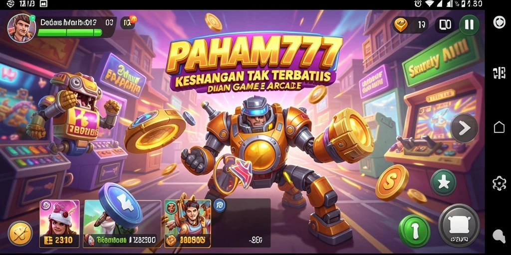 Tampilan menakjubkan dari gameplay seru di PAHAM777.