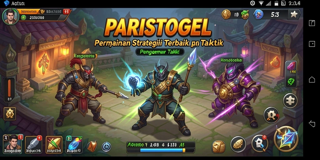 Tampilan gameplay <strong>PARISTOGEL</strong> yang intens dan strategis penuh taktik.
