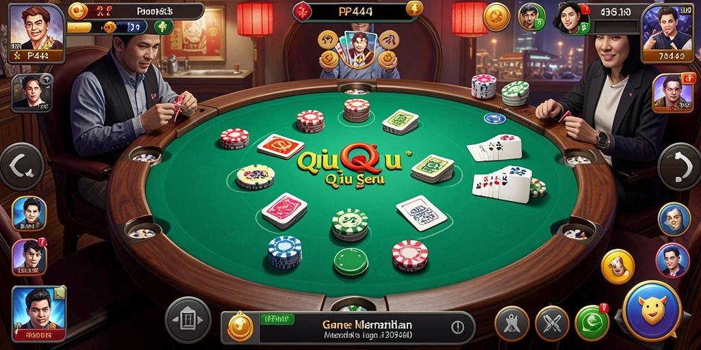 Screenshot gameplay QiuQiu yang seru di PP444.