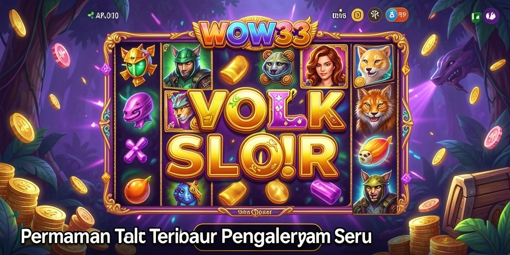 Screenshot WOW33 menampilkan gameplay slot yang mendebarkan.